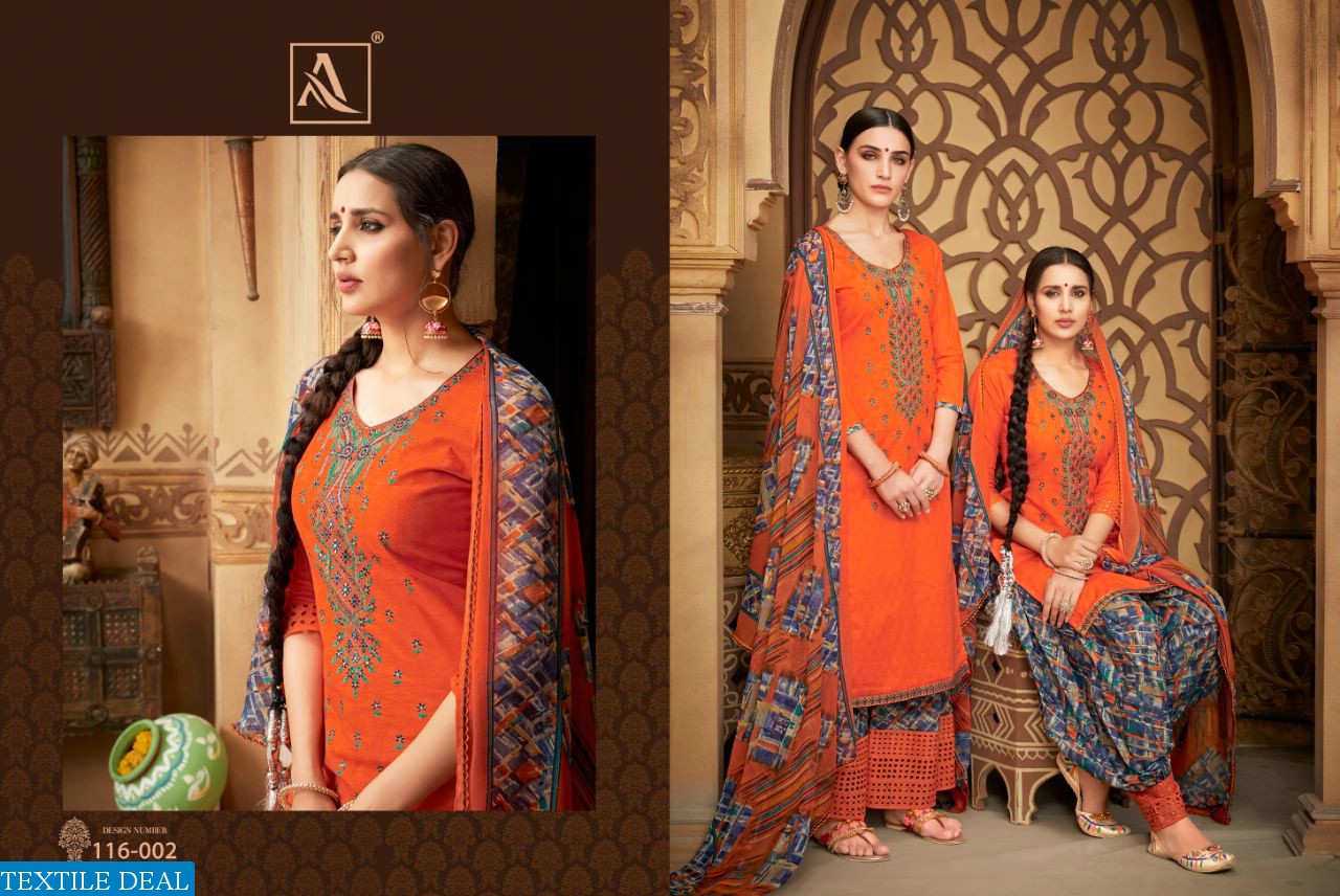 Alok Sohni punjaban Wholesale Dress material